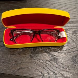 Ray-Ban Jr tortoise shell glasses frames RB 1536